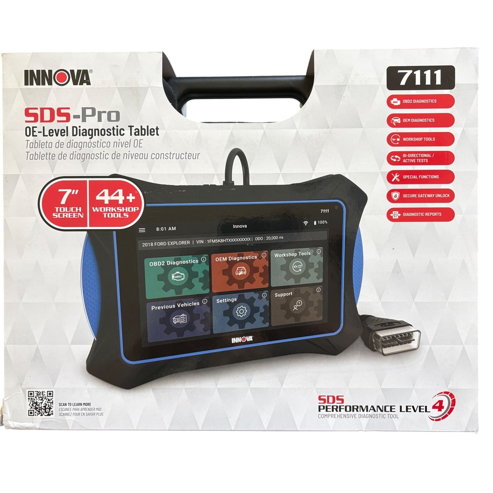 Innova SDS-Pro 7111 OE-Level Diagnostic Tablet OBD2 OEM Bi-Directional Scan Tool